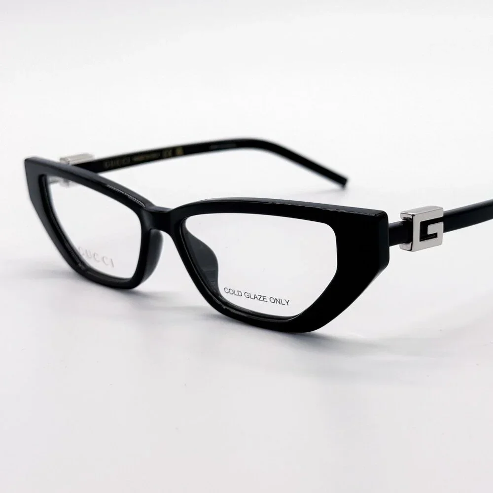 NEW GUCCI GG1683O 001 EYEGLASSES WOMEN BLACK EYEWEAR